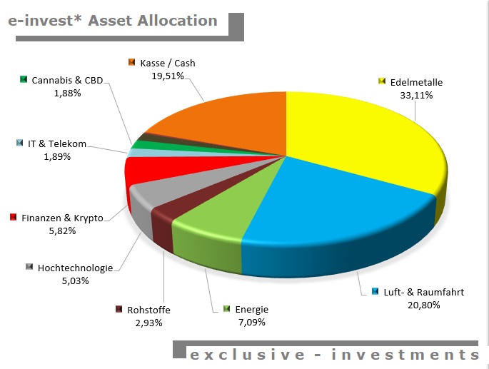 exclusive investments - e-invest* asset allocation
